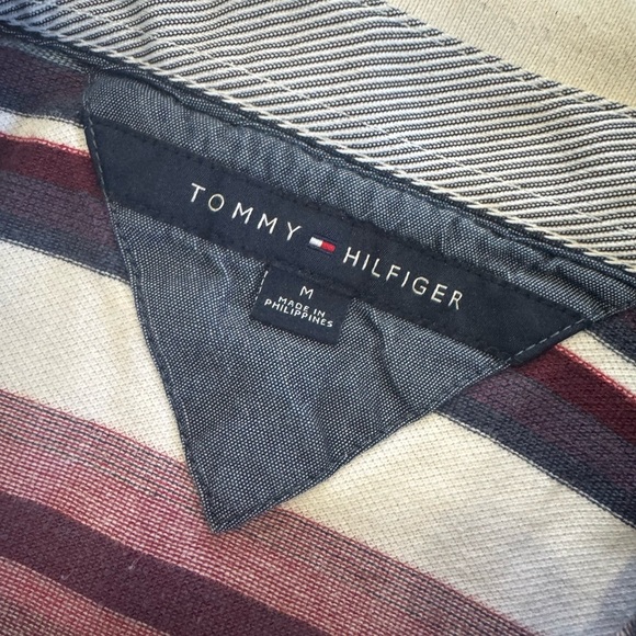 Tommy Hilfiger Mens Striped Polo Shirt - Multicolor - Picture 4 of 4